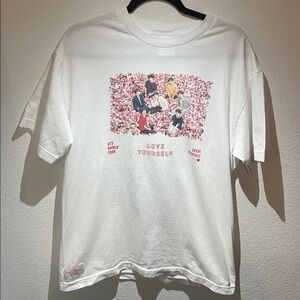 BTS LOVE YOURSELF SPEAK YOURSELF WORLD TOUR MERCH T-SHIRT WHITE LARGE (SIZE 2)